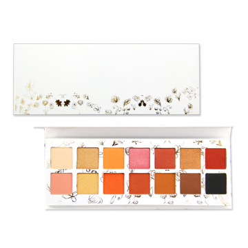 Palette de fards à paupières Private Label 14colors mat shimmer poudre