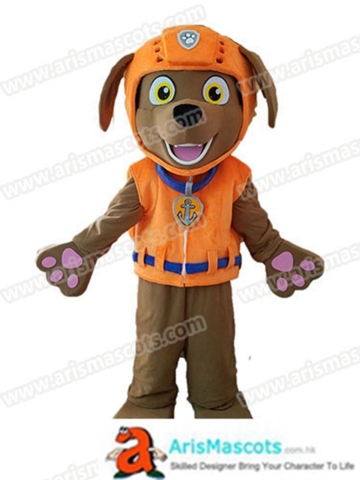 Paw Patrol Zuma Mascot costume, cartoon mascots, funny mascots made,custom made mascots