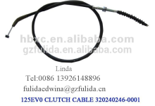 motorcycle control cable/clutch cable/throttle cable available for 125EVO motorcycle