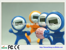 China wholesale of electronic man shape clock digital desk clock