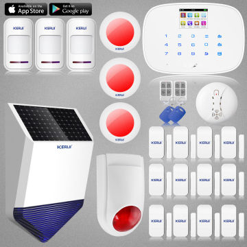 Burglar Alarm System, Latest Burglar Alarm System Wireless GSM Home Alarm System KR-G19