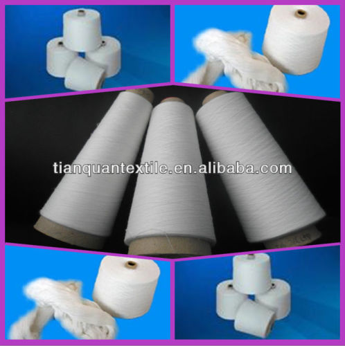 China Supplier Polyester Spun Yarn, Raw White Yarn