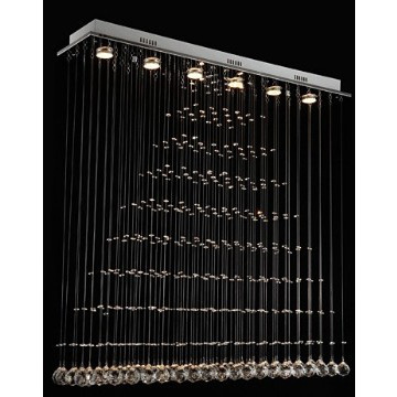 Crystal Lighting Modern Lamp With Window Curtain Shaped