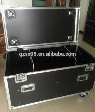 heavy duty trunk flight road cases with dividers