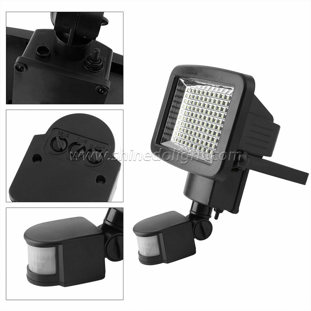 Super Bright Solar Powered 120 LED Outdoor Motion Activated Detector Sensor Security Garden Light