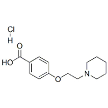 Benzoesäure, 4- [2- (1-Piperidinyl) ethoxy] -, Hydrochlorid (1: 1) CAS 84449-80-9