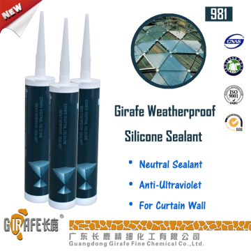 Extruded slot aluminum profiles Silicone Sealant