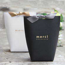 Small Pillow Box Ribbon Shirt Necktie Packaging bag