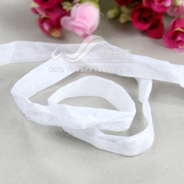 White Ruffle Velvet Ribbon