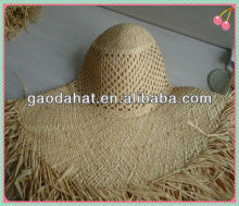 Outdoor Raffia Straw Hat Body Semi-finished Straw Hats