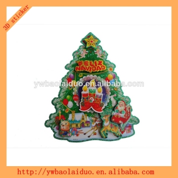 3D window christmas ornament sticker