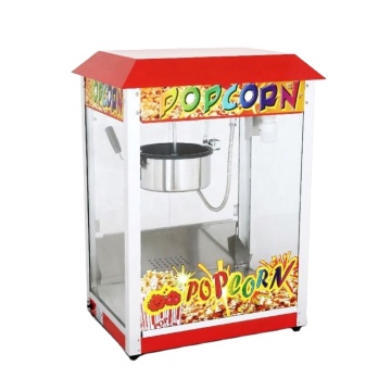 Stainless Steel Gas Popcorn Maker with Caramel Coating for Cinemas and Restaurants