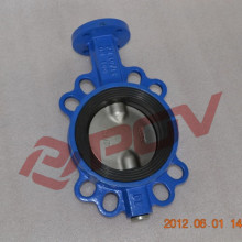 Valve supplier d71x soft type wafer manual butterfly valve catalogue