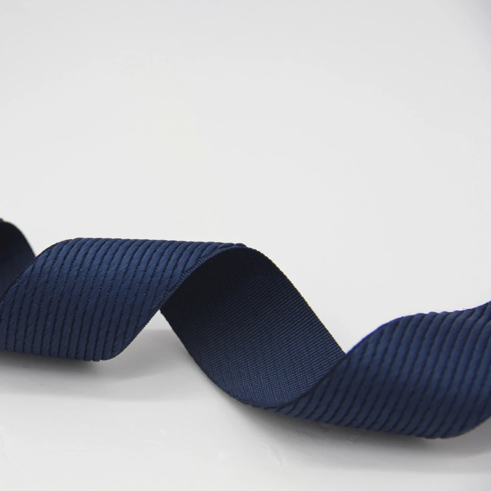 Hot Sale Dark Blue Polyester / Nylon Webbing / Ribbon / Strap / Tape for Bags
