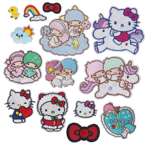 Animal Kittys Cat Iron On Embroidery Patches Applique