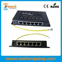 6port RJ45 Network Mini Patch Panel Wall Mount passive poe patch panel