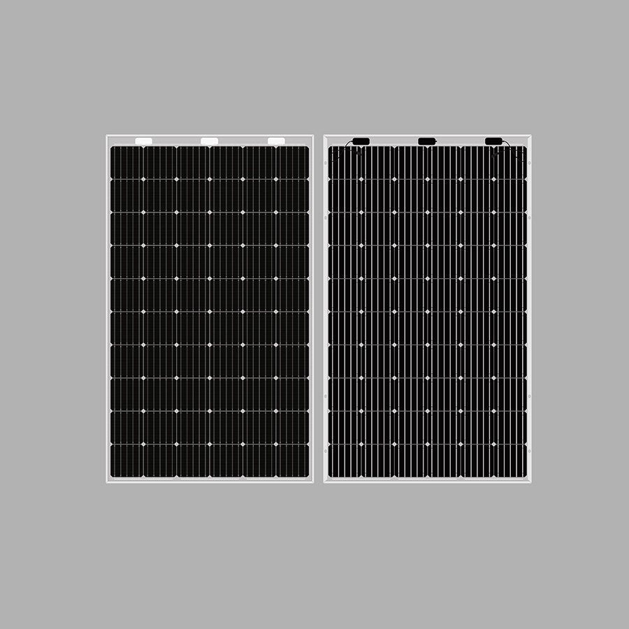 Painel solar transparente de vidro de vidro 320W