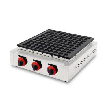 Commercial 100 holes mini dutch gas poffertjes grill