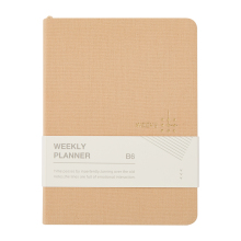 Ins Hot fabric hardcover undated planner week planner