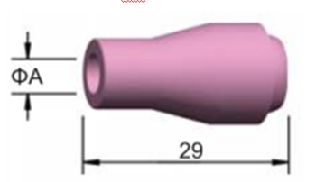 13N Tig Welding Ceramic Nozzle