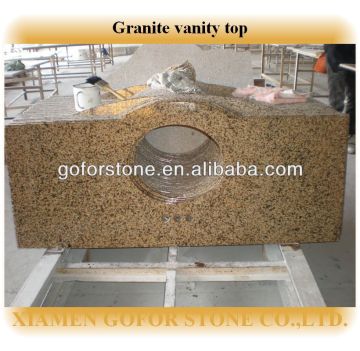 Jiangxi yellow granite vanity top washbasin