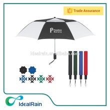 promotion double layer nylon fabric 2 fold umbrella