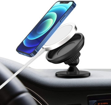 Car Holder 17mm Ball Head 360 Gravity Windshied Stand Car Phone Holder Charger Cradle Stand Magnetic Charging Dock Station