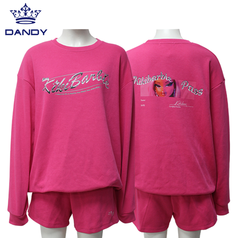 Custom Dance Team Warm ups Mode Oversize Sweatshirt