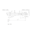 لكمة طيارين ISO8020 مع طرف مستدق HSS