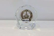 European classic style crystal quartz desk clock