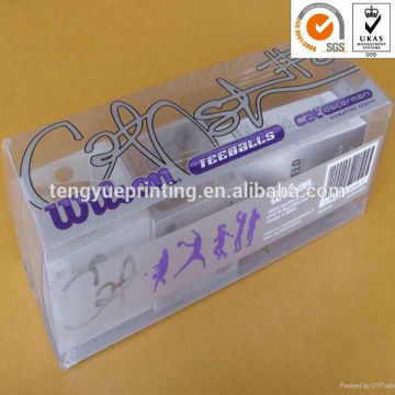 gold supplier thin rectangular clear plastic boxes