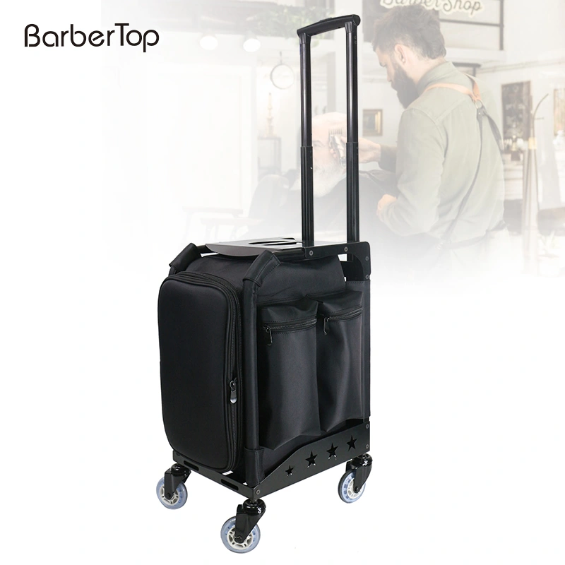 New Professional Trolley Cosmetic Case Beauty Salon Case Multi-Layer Universal Wheel with Makeup Case Tattoo Tool Bag