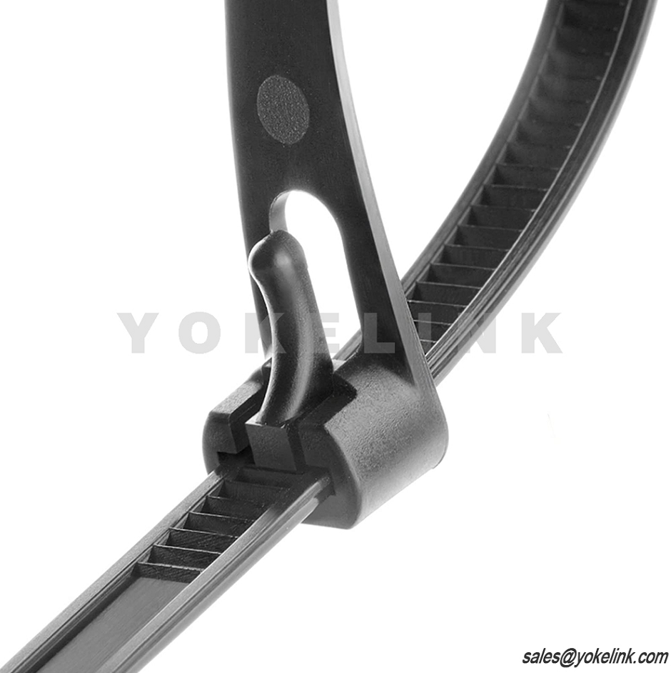 Nagy teherbírású, húzószilárdságú, húzószilárdságú nejlon kábelkötegelő