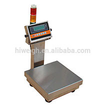Stainless steel checkweigher stainless steel platform scale with alarming light 15-300Kg Model CWA