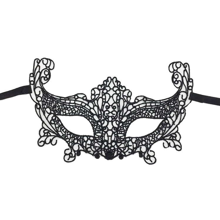 Masquerade Half FaceMask Lace Amorphous EyeMask PartyMask