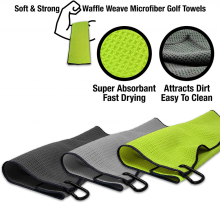 Microfiber golf ball cleaning towel