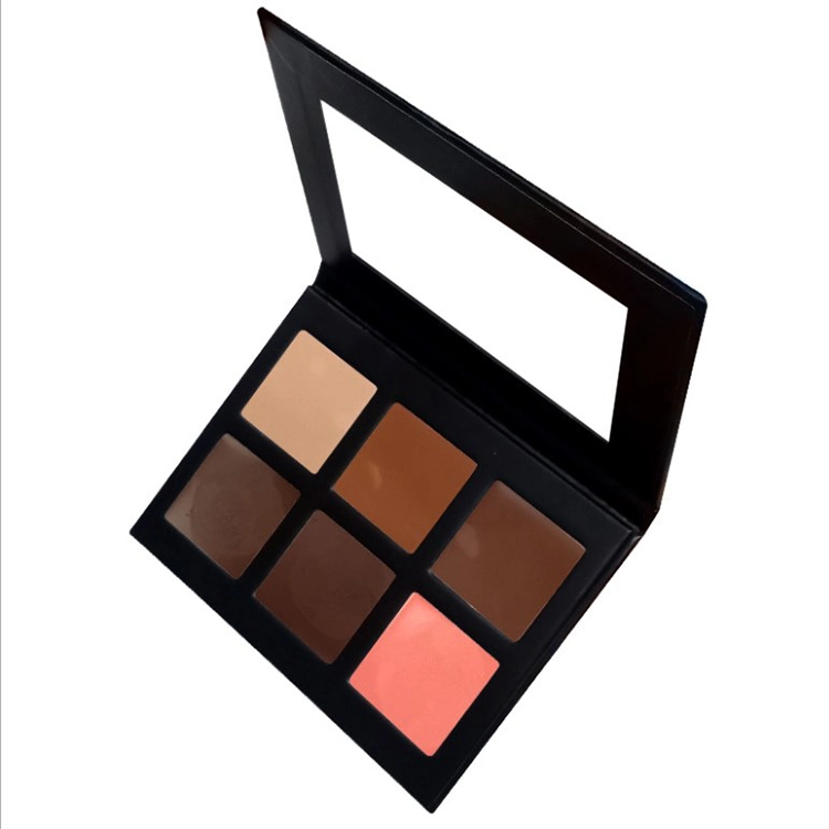 2021 Cosmetic Cream Concealer Palette 6 Colors Cream Palette Concealer Makeup