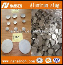 Aluminum slug forging slug for aerosol can