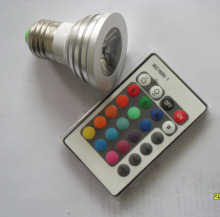 Remote Control RGB 3W LED Spotlight