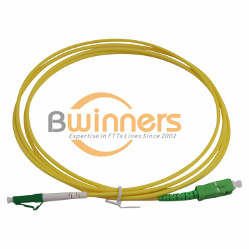 SC APC - LC APC SM SX 3.0mm LSZH Fibre Patch Cord