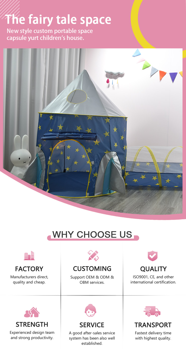 Kids Foldable House Tunnel Tent