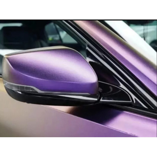 Matte Diamond Dark Dark Purple Car Wrap Vinyl.