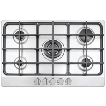 Kitchen with Gas Stove 5 Burner