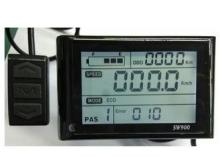 Black 1500w Waterproof Electric Bike LCD Display Enduro Bik