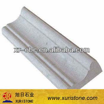 Chinese beige marble stone border line,border line design