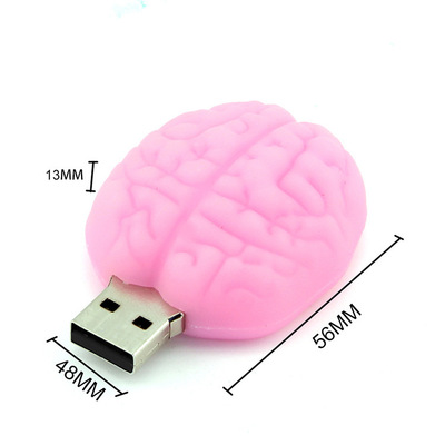 محرك فلاش USB على شكل دماغ مخصص