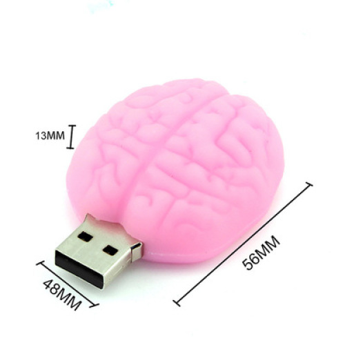 Customized Brain Shaped USB Flash Drive