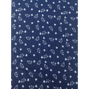 Cats Design Rayon Challis 30S Air-jet Printing Fabric