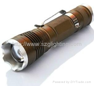GL-F014 XPE 4W strong brightness led flashlight