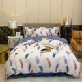 Jacquard Fabric Fabric Casa de cama confortável King Duvet Capa Conjunto